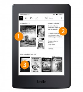 nueva interfaz de kindle