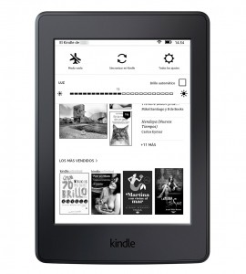 menús actualización Kindle